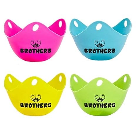 Huevo Poacher - BROTHERS Silicona Huevo Poaching Cups, Para ...