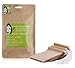 MIAOMIAO unbleached tea filter bags, 【safe and natural material, better leading,100 count】 disposable tea infuser, 1-cup capacity, drawstring empty bag for loose leaf tea (2.4in*3.2in)