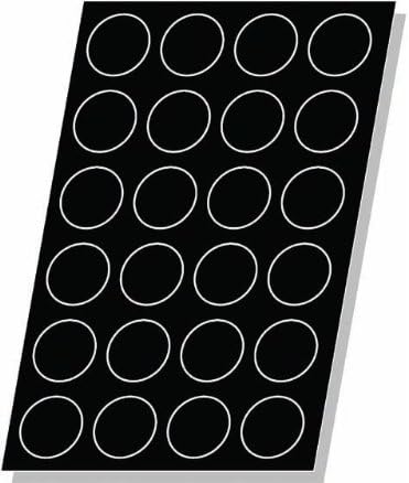 Flexipan 336332 Cylinders Nonstick Sheet Mold
