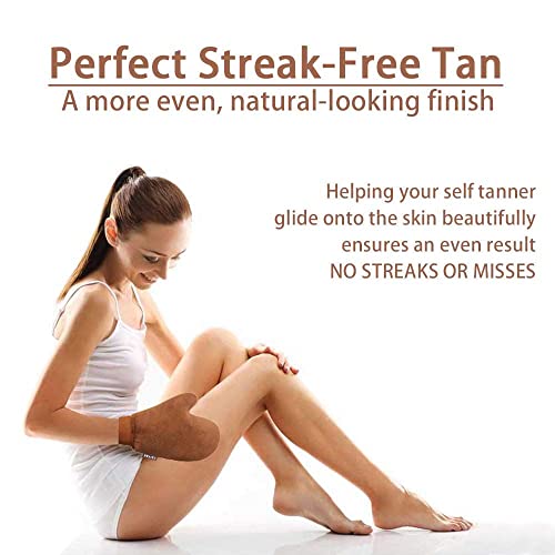 GAIYAH Tanning Mitts Self Tanner Tanning Mitten Self Tanning Mitt Applicator Tanning Glove For