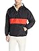 Charles River Apparel Men's Classic Striped Pullover Jacket, Black/Red, Medium