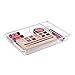 mDesign Cosmetic Make Up Organizer Expandable Vanity and Drawer Organizer, Clear