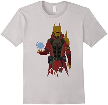 Men's Destiny Warlock TShirt Large Silver