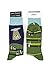 Foot Traffic, Men's Fantasy Socks, Alien Abduction (Shoe Sizes 7-12)