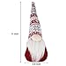Juegoal Christmas Plush Gnomes, 9 Inch Lighted Handmade Mini gnome Scandinavian, Light Up Swedish Tomte Elf Holiday Present, Battery Operated Xmas Gifts Table Ornaments Dinner Party Supplies, Set of 3