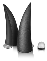 Edifier EE. UU. Spinnaker sistema de altavoces Bluetooth medios de comunicación, Negro