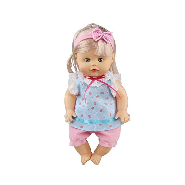JING-SHOW-BUSSINESS-Pack-of-6-Fit-12-Inch-Alive-Baby-Doll-Gown-Dress-Clothes-Fashionista-Outfits-Include-Hair-Band-Girls-American-Doll JING-SHOW-BUSSINESS-Pack-of-6-Fit-12-Inch-Alive-Baby-Doll-Gown-Dress-Clothes-Fashionista-Outfits-Include-Hair-Band-Girls-American-Doll