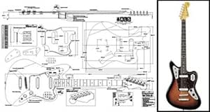 Fender jaguar чертеж