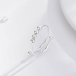 Vito Sterling Silver Anxiety Fidget Ring for