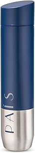 PAIS 'Infinity' Collection, Premium Stainless Steel & Vacuum Insulated Water Bottle, 17oz, Royal Navy