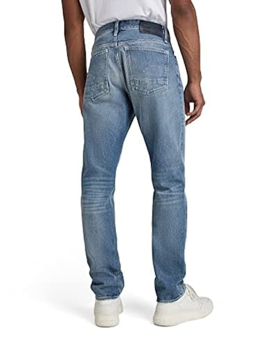 G-STAR Triple A Straight Fit Jeans, Sun Faded Air Force Blue, 34W