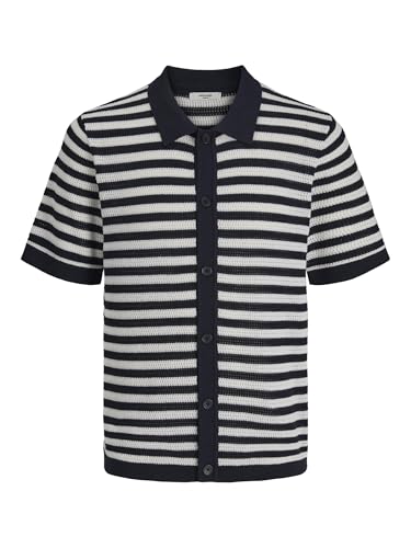 JACK & JONES Male Gestricktes Polo Einfarbig Gestricktes Polo