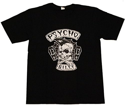 Amazon Co Jp Psychobilly サイコビリー 音楽のジャンル プリントtシャツ S 黒 並行輸入品 服 ファッション小物