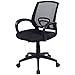 Goplus Computer Office Chair Ergonomic Mesh Desk Task Midback Swivel Chair, Black