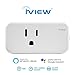 Smart WiFi Plug, Mini Smart Socket, Free APP Remote Control from Anywhere, Built-in WiFi, No Hub Required, Compatible with Alexa (1-Pack)