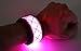 GlowCity  LED Light Up Snap Bracelet, Pink