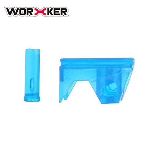 Goshfun Worker Modified Toy Accessories Top Rail Adapter Base for Nerf N-Strike Elite Stryfe - Transparent Blue