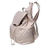 Fashion Road Leather Backpack, Women Casual Mini Backpack, Girls School Bag Shoulder Bag