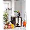 Juicer-Aicok-Juicers-Whole-Fruit-and-Vegetable-Easy-Clean-3-Speed-Juice-Machine-with-Plus-Pulse-Function-Non-Slip-Feet-Stainless-Steel-and-BPA-Free Juicer Aicok Juicers Whole Fruit and Vegetable Easy Clean, 3 Speed Juice Machine with Plus Pulse Function, Non-Slip Feet, Stainless Steel and BPA Free