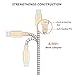 iPhone Cable, Quntis 2Pack 6FT Durable Nylon Braided Apple Lightning Cable Cord Certified to USB Charging Charger for iPhone 7 7 Plus 6S 6S Plus 6 6 Plus 5S 5 5C SE iPad iPod Nano 7 (Champagne Gold)