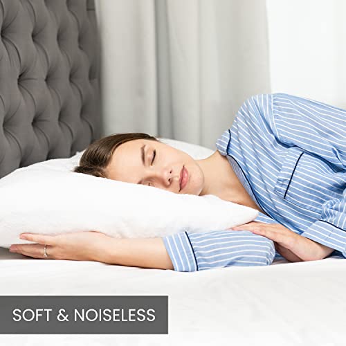 Everlasting Comfort Premium Zippered Waterproof Pillow Protector by White Pillow Case