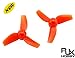 RJXHOBBY 31mm Propeller CW CCW 3-blade Props for 615 Motor FPV Racing E010, E010C, E010S Drones 5 Pairs Red