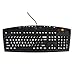 Large Print USB Wired Computer Keyboard (Black Keyboard and White Letters) for Visually Impaired Individuals or for Vision Comfort - No Eye Strain