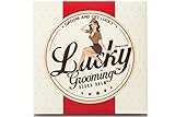 Beard Balm Growth Conditioner & Moisturizer: Lucky Grooming Classic Beard Balm - Mens Leave-In Moisturizing Facial Hair Care Products - Healthy Heavy Duty Unscented Growing Treatment & Accelerator