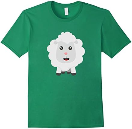 Mens Cute little sheep T-Shirt for Women, Men and Kids Medium Kelly Green