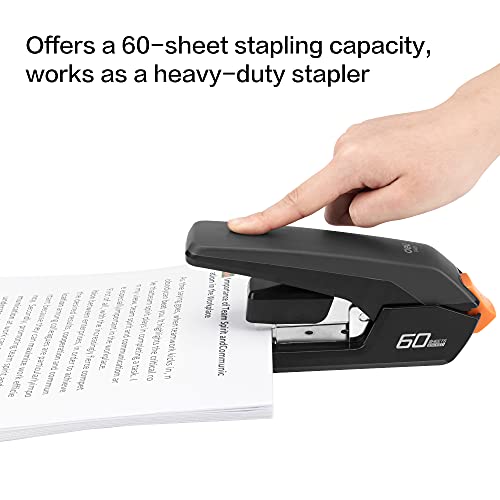 Deli Effortless Stapler, Reduced Effort Desktop Stapler, Easy to Load