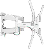 ONKRON TV Mount Full Motion Tilt Swivel Wall Bracket 35 to 60-Inch LED LCD Flat Panel TVs VESA up to 400 x 400 mm M5 White