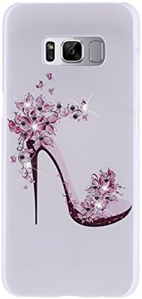 Jewby Galaxy S8 Case, Bling Diamond Hard Case for Samsung Galaxy S8 with a Screen Protector (White2)