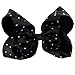 CN Large Hair Bows,8inch Grosgrain Ribbon Soild Color Huge Big Rhinestone Hair Bow For Girls Baby Pack of 9