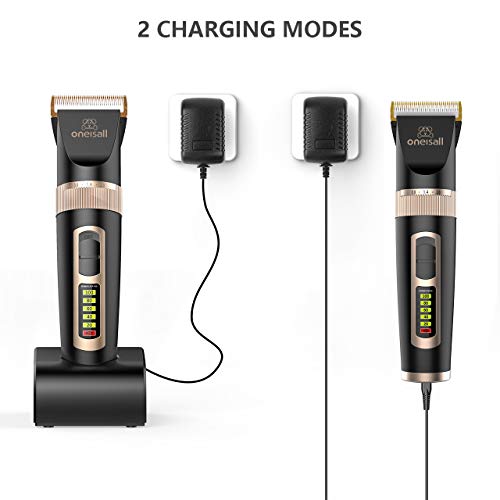 oneisall Dog Cat Grooming Clippers for Matted Thick Hair, 2Speed Cat