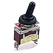 GLE2016 AC 250V 15A Amps ON/OFF 2 Position SPST Toggle Switch with Waterproof Boot