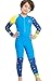 Youth Girls Boys One Piece Water Sports Sun Protection Rash Guard UPF 50+ Long Sleeves Full Suit Swimsuit Wetsuit