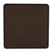 House, Home and More Skid-Resistant Carpet Indoor Area Rug Floor Mat - Chocolate Brown - 3 Ft X 3 Ft - Non Slip Rubber Backing, Stain Resistant, Dog Friendly, Living Room Bedroom Kitchen Entryway