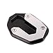 AnXin CNC Motorcycle Side stand Kickstand Extension Foot Plate Pad For Scrambler Sixty2 800 Classic Icon Flat Track - Black