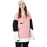 SEARIPE Womens Ski Jacket Mens Snow Jacket Waterproof Winter Snow Coat Couples Pullover Snowboard Hooded
