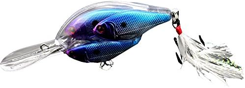 Fishing Lures, DBHAWK 1PC ABS Diving Depth Fishing Bait Swimbait Artificial 3D Eyes Bait Swimming Fishing Wobbler