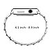 LOYUT Replacement Watch Band for Apple Watch, Stainless Steel 42mm/38mm Watch Band for Men Women Metal Magnetic Buckle Replacement Classic Bands for iWatch Series 3 Series 2 Series 1 (Silver, 42)
