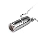 WUBEN Keychain Flashlight, LiFu Portable Stainless Steel Waterproof IPX8 130 Lumens USB Rechargeable Mini Necklace LED Flashlights Torch