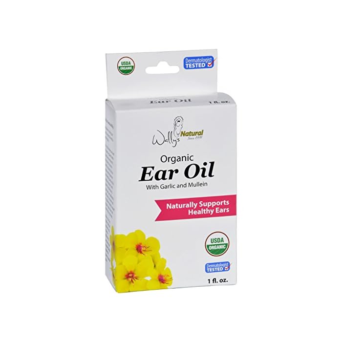 Wallys Natural Products Ear Oil - Organic - 1 fl oz (Pack of 2)