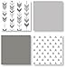 Grey and White Woodland Arrow Boy, Girl, Unisex Baby Crib Bedding Set by Sweet Jojo Designs - 4 Pieces