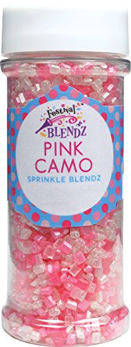 Festival Pink Camo Sprinkle Blendz, Assorted Colors, 5.2 oz. Jar