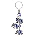 Afco Blue Evil Eye Key Chain Cute Elephant Dolphin Animal Pendant Car Handbag Keyring