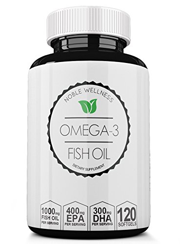 Noble wellness pure omega 3 triple strength fish oil 10…