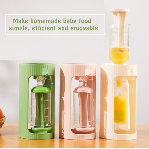 PandaEar Squeeze Station for Baby Puree Food Storage, Baby Food Pouch Filling Maker with 10 Pcs Pouches, Pouch Filling Station for Infant and Toddlers