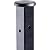 GILPIN IRONWORKS 577 1-1/4" x 36" Black Newel Post
