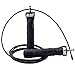 JKMEOO Speed Jump Rope, Professional Rapid Ball Bearings Rope Skipping with Adjustable Cable for Cardio Workout, Fitness Training & Skipping Exercise with Free Carry Case & Spare Screw kit (black)